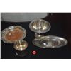 Image 1 : STERLING SILVER CUP, DISH, PEDESTAL BOWL & WINE HOLDER (4 PCS)