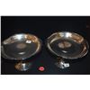 Image 1 : STERLING SILVER PEDESTAL BOWLS (391 G) (2 PCS)