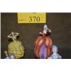 Image 2 : COLLECTION OF VINTAGE PORCELAIN PERFUME BOTTLES SHAPED LIKE LADIES (4 PCS)