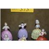 Image 2 : COLLECTION OF VINTAGE PORCELAIN PERFUME BOTTLES (4) & VANITY BOXES (3) (7 PCS)