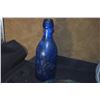 Image 2 : HINDS & CO. "COVENTRY" TORPEDO BOTTLE & BLUE EXCELSIOR SODA BOTTLE, JOHN RYAN 1866 (SAVANNA, GEO) (2
