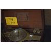 Image 1 : ANTIQUE SURVEYORS COMPASS IN CUSTOM BOX