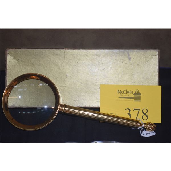 BRASS MAGNIFYING GLASS