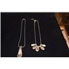 Image 2 : INUIT POTLACH SPOON PENDANT ON STERLING SILVER CHAIN & FASHION NECKLACE (2 PCS)