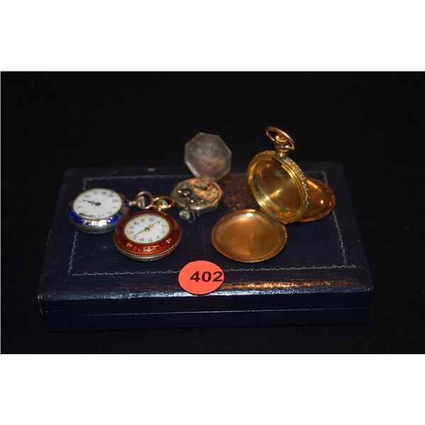 VINTAGE PENDANT WATCHES (4 PCS)