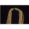 Image 2 : 10 STRAND FRESH WATER RICE PEARL NECKLACE W/14K CLASP (30")
