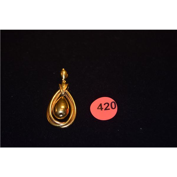 14K (TESTED) PENDANT (4.3 G)