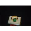 Image 2 : 22K JADE RING, SIZE 4 1/4 (5.1 GTW)
