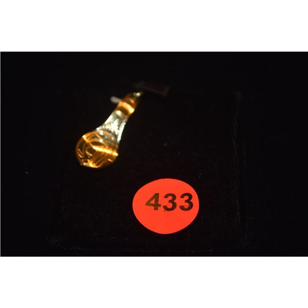 14K (TESTED) ALASKA SOUVENIR CHARM HAIDA LADLE (2.5 G)