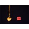 Image 1 : 18K HEART PENDANT ON CHAIN (16.2 GTW)
