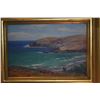 Image 3 : FRAMED OIL ON BOARDS, LEFT & RIGHT VIEWS FROM HAUNAUMA BAY; SIGNED MARY J. COULTER (2 PCS)