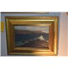 Image 4 : FRAMED OIL ON BOARDS, LEFT & RIGHT VIEWS FROM HAUNAUMA BAY; SIGNED MARY J. COULTER (2 PCS)