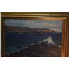 Image 5 : FRAMED OIL ON BOARDS, LEFT & RIGHT VIEWS FROM HAUNAUMA BAY; SIGNED MARY J. COULTER (2 PCS)