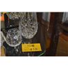 Image 1 : TALL WATERFORD CRYSTAL VASE & WATERFORD VOTIVE HOLDER (2 PCS)