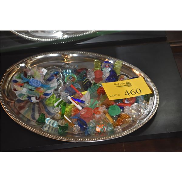 COLLECTION OF GLASS CANDY (DOES NOT INCLUDE TRAY)