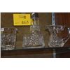 Image 3 : WATERFORD CRYSTAL PITCHERS, BOWL & SHAKER (4 PCS)
