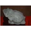 Image 4 : SERPENTINE JADE COIN FROG W/STAND