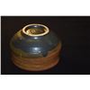 Image 5 : HIGA TEA BOWL, KEAWE ASH & BLACK GLAZE BOTTOM; SIGNED HIGA (4 3/4" X 3 1/2")