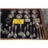 Image 3 : ASSORTED STERLING FLATWARE, NAPKIN RINGS, SALT & PEPPER SHAKERS, KNIFE HANDLES, ETC.