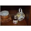 Image 2 : TEA CUPS & SAUCERS, TEAPOT, CREAMERS, ETC. (12 PCS)