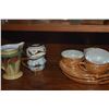 Image 3 : TEA CUPS & SAUCERS, TEAPOT, CREAMERS, ETC. (12 PCS)