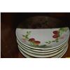 Image 2 : FRENCH MAJOLICA PLATES W/STRAWBERRY & FOLIAGE PATTERN (17 PCS)