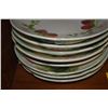 Image 3 : FRENCH MAJOLICA PLATES W/STRAWBERRY & FOLIAGE PATTERN (17 PCS)