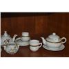 Image 2 : COLLECTION OF MINIATURE TEAPOTS, CUPS, SAUCERS, PLATES, BOWL, ETC. (33 PCS)