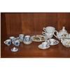 Image 3 : COLLECTION OF MINIATURE TEAPOTS, CUPS, SAUCERS, PLATES, BOWL, ETC. (33 PCS)