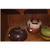Image 3 : JAPANESE LACQUER COVERED BOWLS & STACKING BOX (4 PCS)