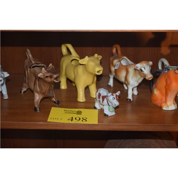 VINTAGE COW CREAMERS (7 PCS)