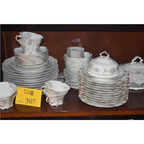 HAVILAND LIMOGES CHINA PLATES, BOWLS, CUPS, SAUCERS, TUREEN, ETC. (67 PCS)