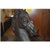 Image 2 : BRONZE HORSE HEAD (13 1/4")