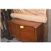 Image 3 : FRENCH PROVINCIAL STYLE SERPENTINE FRONT 6 DRAWER CHEST (47 1/2" X 20" X 33")
