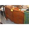 Image 1 : FRENCH PROVINCIAL STYLE SERPENTINE FRONT 6 DRAWER CHEST (47 1/2" X 20" X 33")