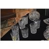 Image 3 : CUT CRYSTAL TUMBLERS & CARAFE