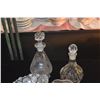 Image 2 : CRYSTAL & GLASS BOWLS, DISH, PITCHER & DECANTERS (8 PCS)