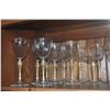 Image 4 : CRYSTAL STEMWARE W/GOLD STEMS (36 PCS)