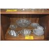 Image 1 : COLLECTION OF CUT CRYSTAL BOWLS, SALT SHAKERS & CELLARS (21 PCS)