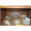 Image 2 : COLLECTION OF CUT CRYSTAL BOWLS, SALT SHAKERS & CELLARS (21 PCS)