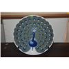 Image 2 : GERMAN PEACOCK PLATE (DOES NOT INCLUDE STAND)