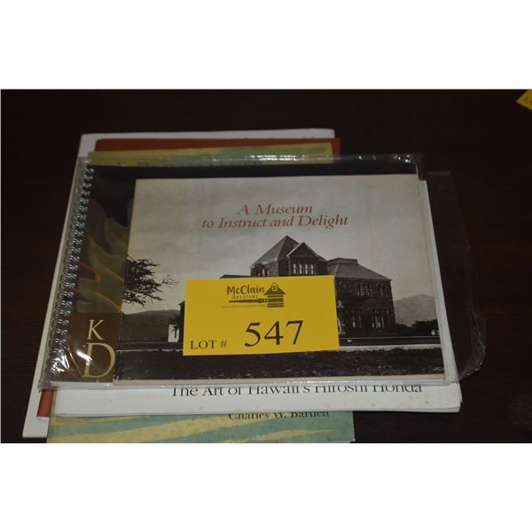 BOOKS: ART IN HAWAII (7 PCS)