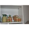 Image 3 : COLLECTION OF PINEAPPLE THEMED PITCHERS, CUPS & VASE (8 PCS)