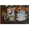 Image 5 : PORCELAIN FIGURINES, GERMAN PORCELAIN HALF DOLLS, PICTURE FRAME, ETC. (14 PCS)