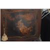 Image 4 : ANTIQUE 19TH CENTURY HAND PAINTED CABINET W/1 DOOR & ORMOLU (22" X 14 1/2" X 39")