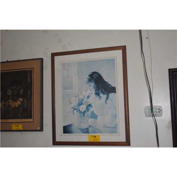 KOA FRAMED PRINT, "WAIMEA ROSES"; SIGNED M. KOSKI 151/700