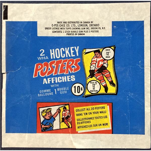 1973-74 O-PEE-CHEE WHA WRAPPER