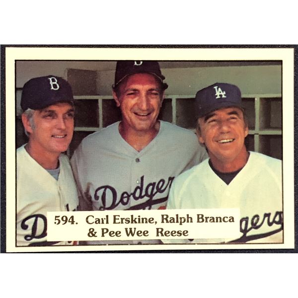 1975 SSPC BASEBALL PEE WEE REESE (HOF)