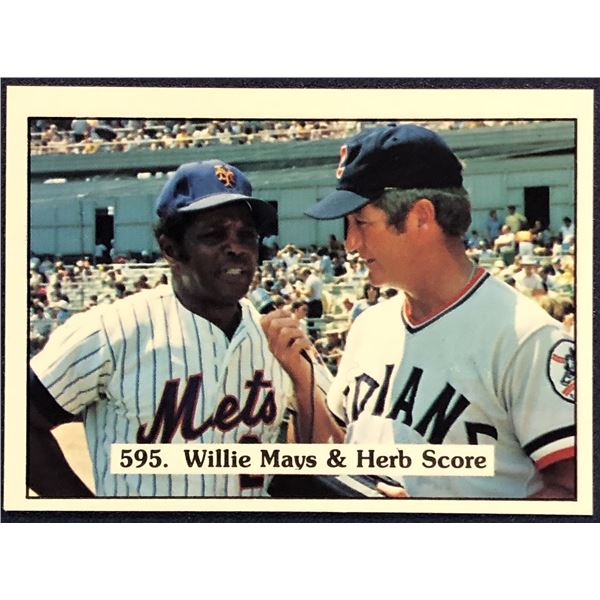 1975 SSPC BASEBALL WILLIE MAYS (HOF)