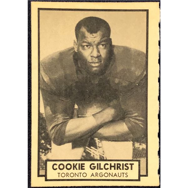 1962 O-PEE-CHEE CFL COOKIE GILCHRIST (HOF)